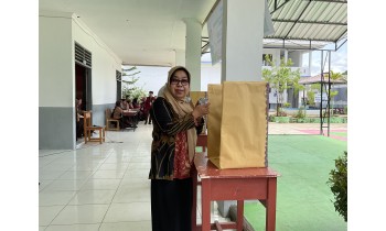UPTD SMAN 1 Mamuju Laksanakan Pemilihan Ketua dan Wakil Ketua OSIS 2024/2025