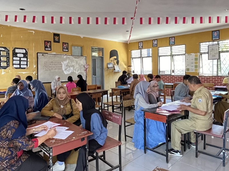 UPTD SMAN 1 Mamuju Melaksanakan Asesmen Awal Pada Pendaftaran Ulang PPDB